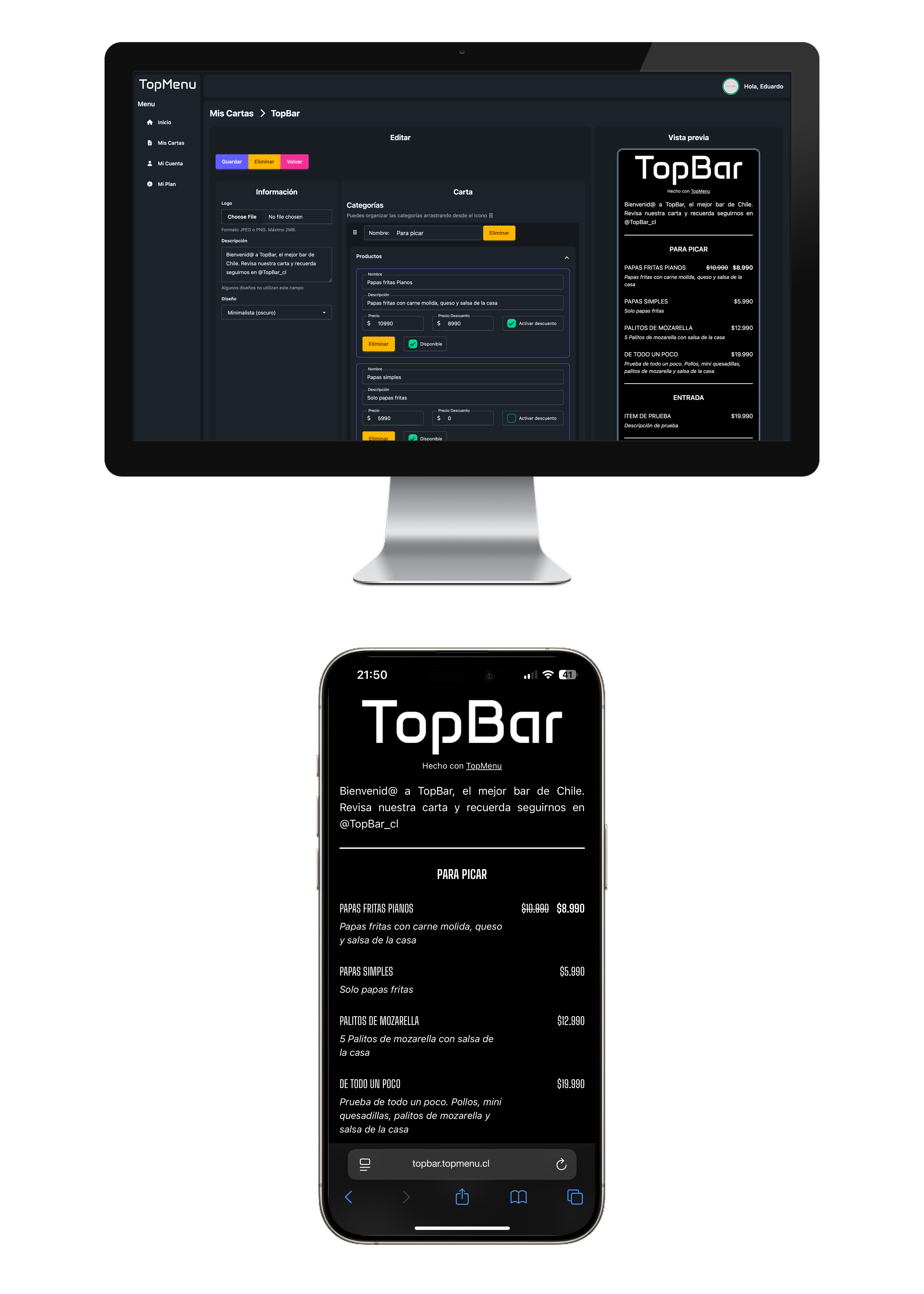 Interfaces web y movil